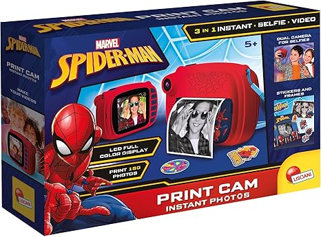 Детска камера за моментни снимки, Lisciani, Spider-man