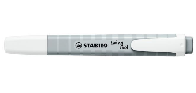 Текст маркер, Stabilo, Swing Cool Pastel, Прашно сиво