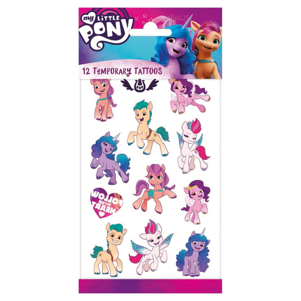 Комплект татуировки, Totum, My Little Pony, 12 броя