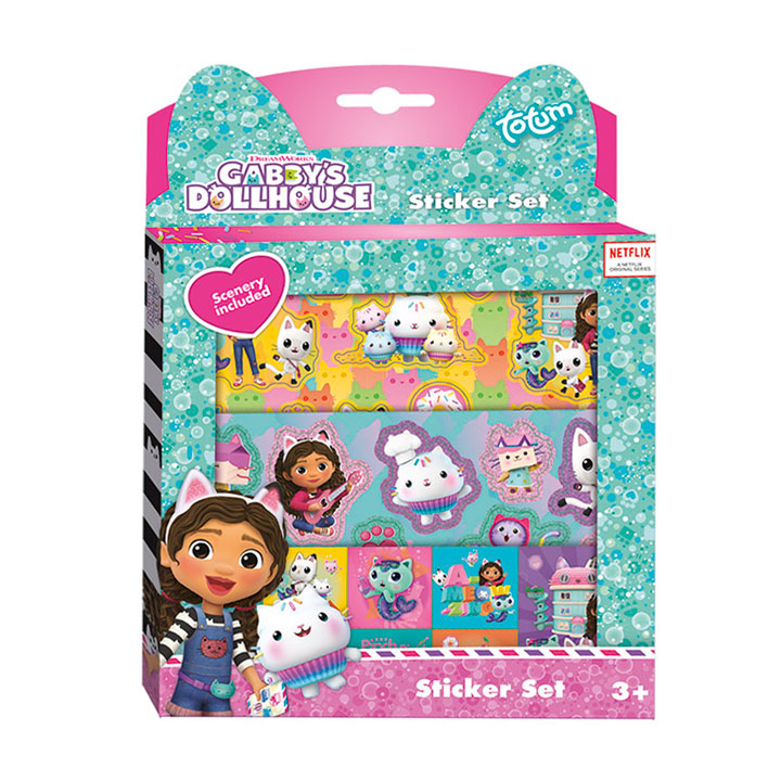 Комплект стикери, Totum, Gabby′s Dollhouse, 4 части