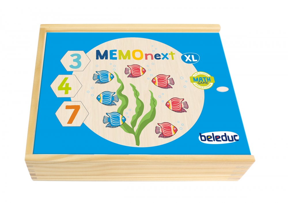 Дървена настолна игра, Beleduc, Игра за памет, Природа, 42 части