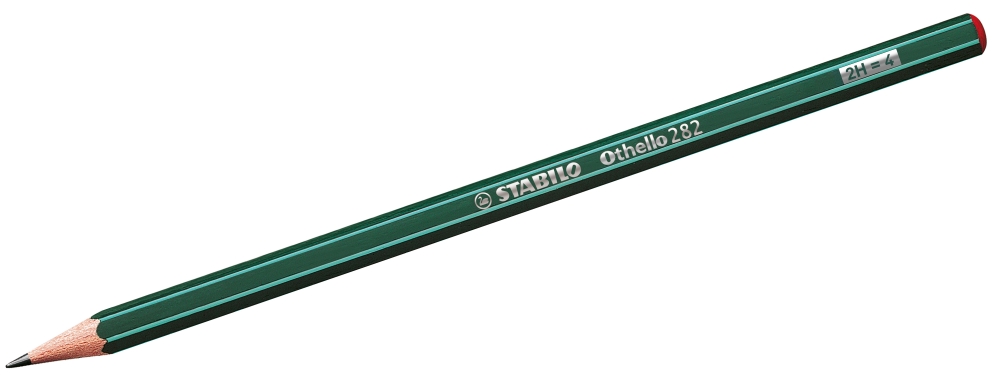 Графитен молив, Stabilo, Оthello 2H, Зелен