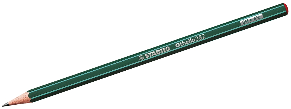 Графитен молив, Stabilo, Оthello 3H, Зелен