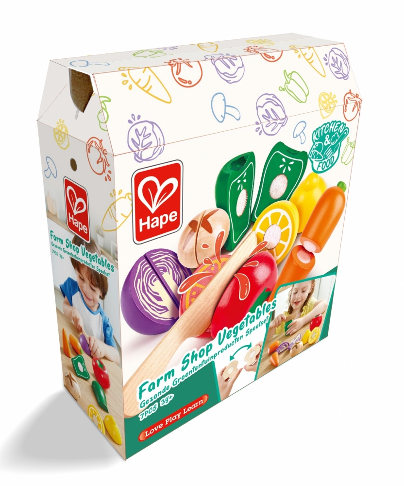 Игрален комплект, Hape, Зеленчуци, 7 части