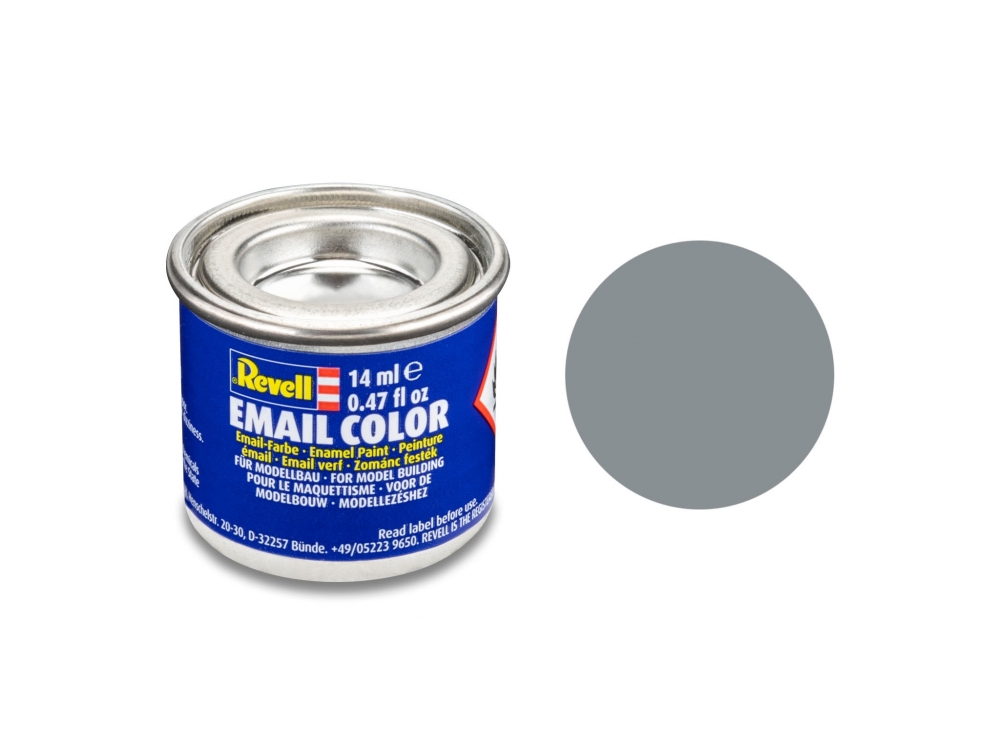 Емайлна боя, Revell, Email Color, Сиво мат, 14 мл