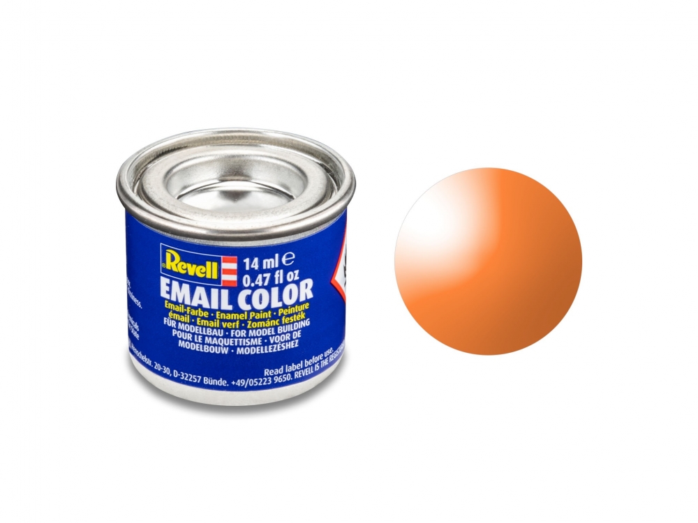 Емайлна боя, Revell, Email Color, Чисто оранжево, 14 мл