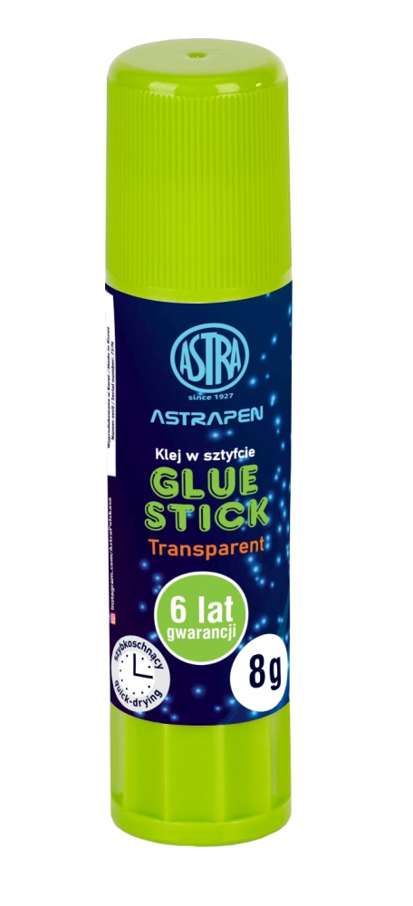 Прозрачно лепило, Astra, Стик, 8 гр.