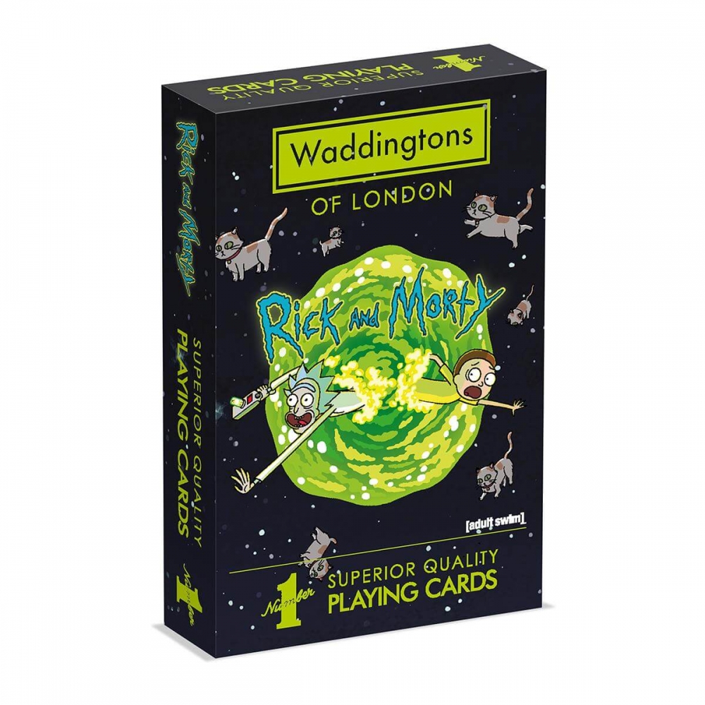 Карти за игра, Winning Moves, Waddingtons, Рик и Морти 2022