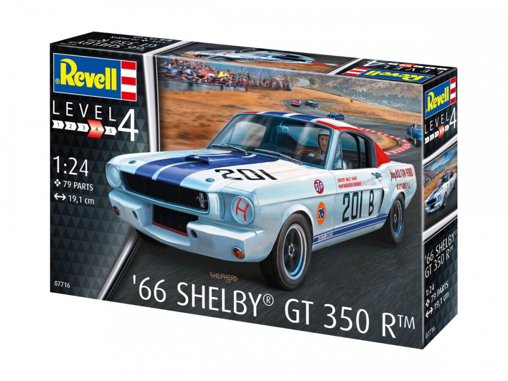 Сглобяем модел, Revell, 66 Shelby GT 350 R, 79 части