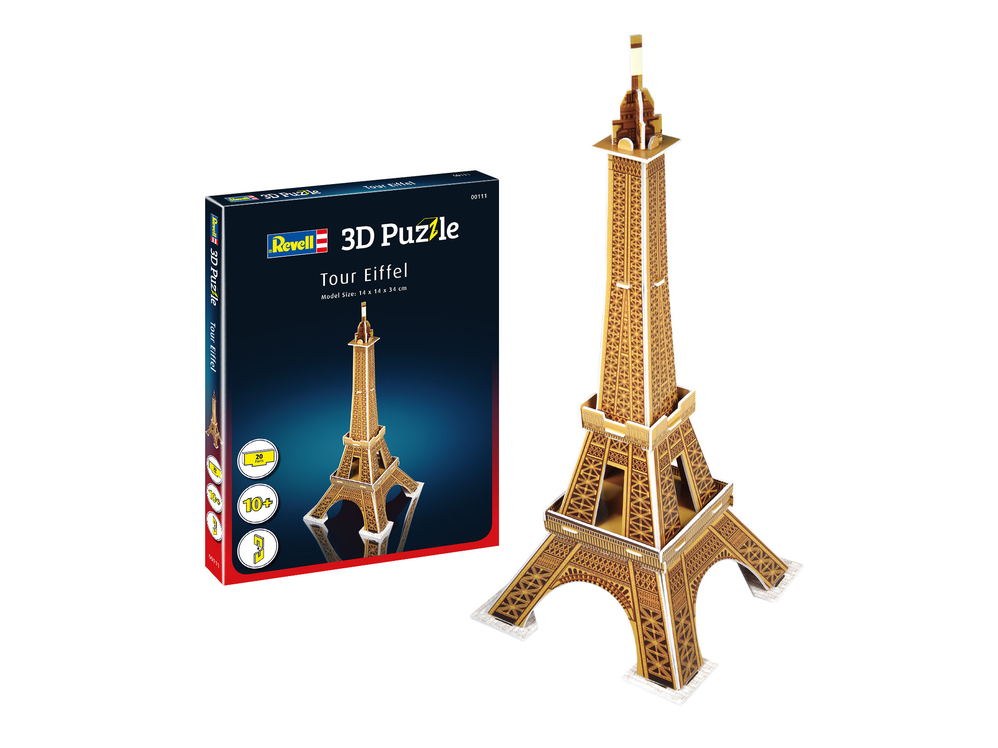 Пъзел, Revell, Айфеловата кула 3D, 20 части