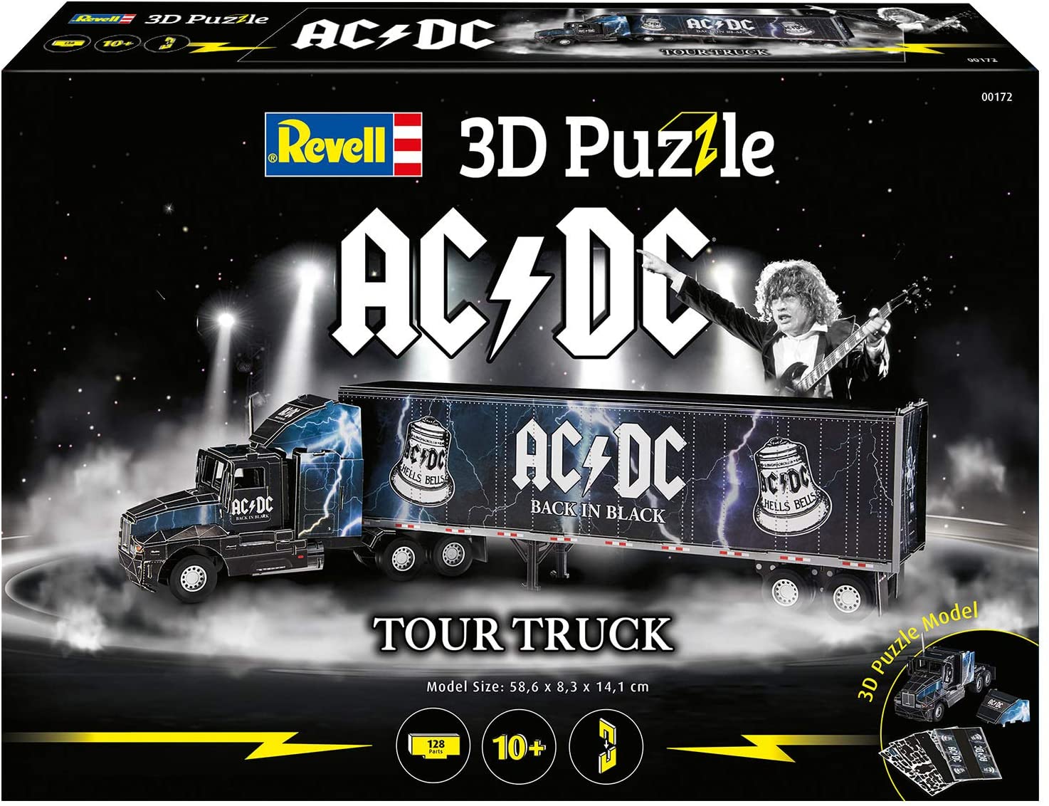 Пъзел, Revell, Камион и ремарке AC/DC 3D, 128 части