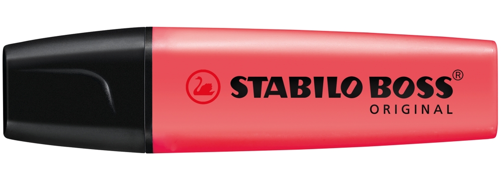 Текст маркер, Stabilo, Boss Original Pastel, Червен