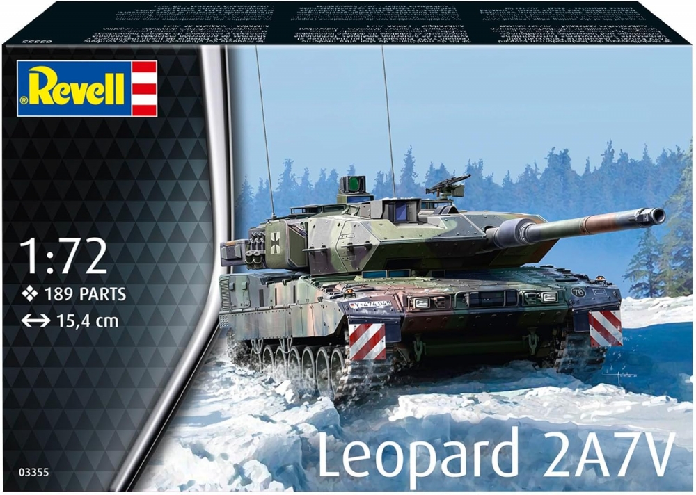 Сглобяем модел ,Revell, Танк Леопард 2A7V 