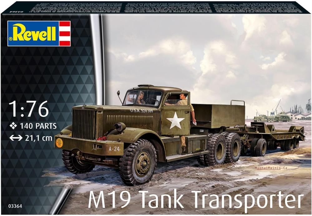 Сглобяем модел, Revell, Транспортер на танкове M19