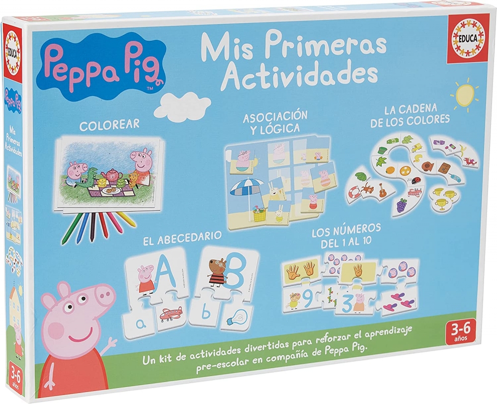 Образователна игра, Educa, Peppa Pig, Моите първи занимания
