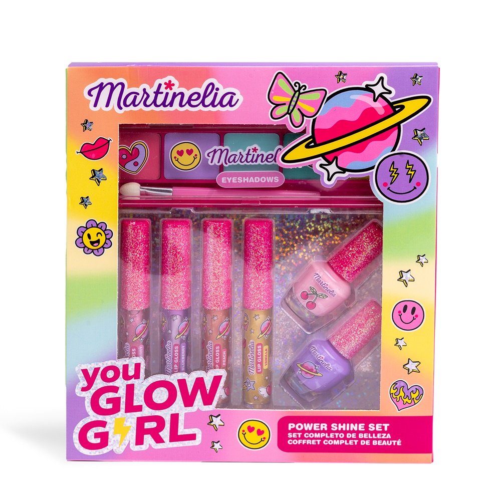 Козметичен комплект, Martinelia, Супер момиче, 7 части