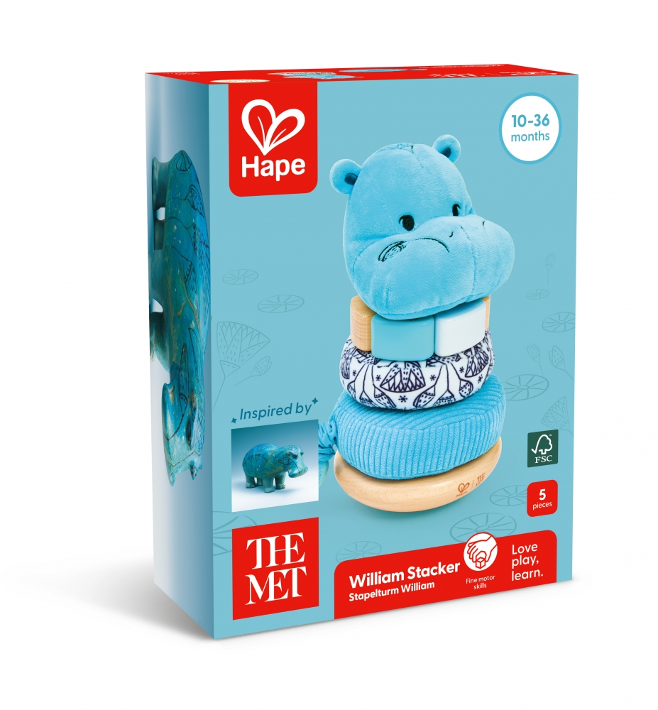 Бебешка играчка, Hape, The Met, Конус за подреждане, Уилям