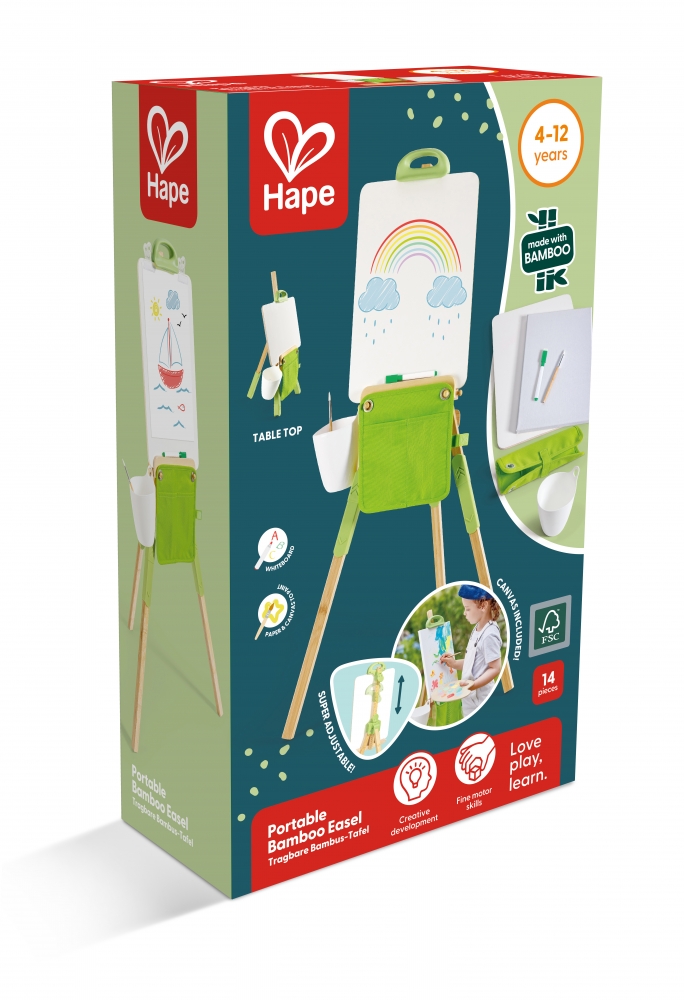 Статив за рисуване с аксесоари, Hape, 14 части
