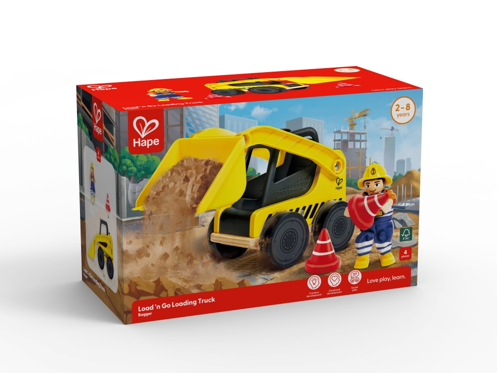 Детски дървен бобкат, Hape 
