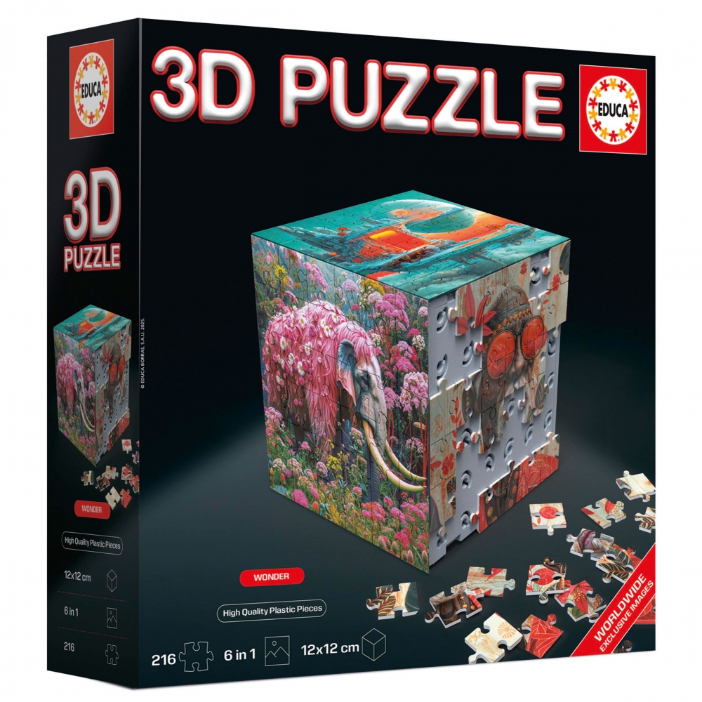 Пъзел 3D, Educa, Чудо, 216 части