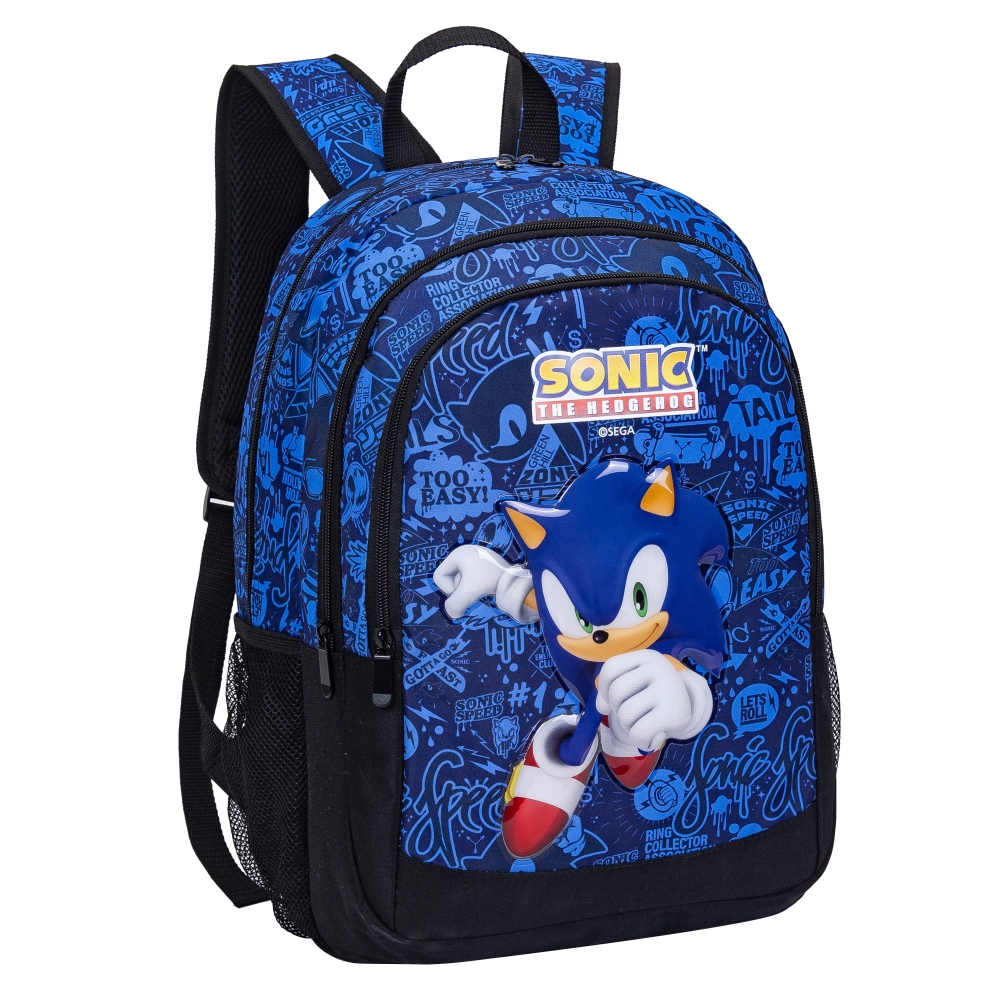 Детска раница, Kstationery, Sonic, 44 x 32 x 20 cм