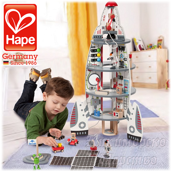 Дървен комплект, Hape, Космически център