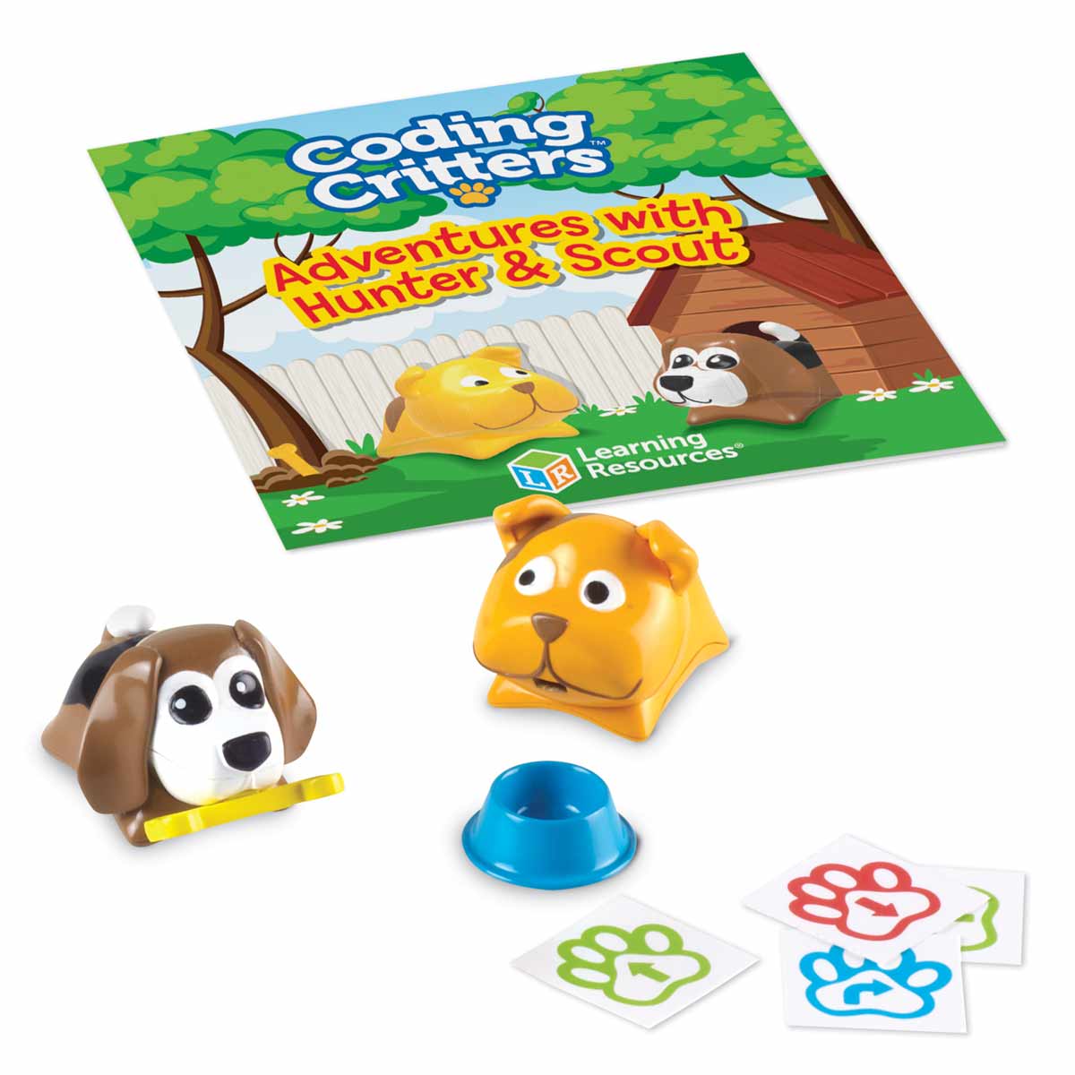 Игрален комплект, Learning Resources, Кученца, Хънтър и Скоут, 5 части