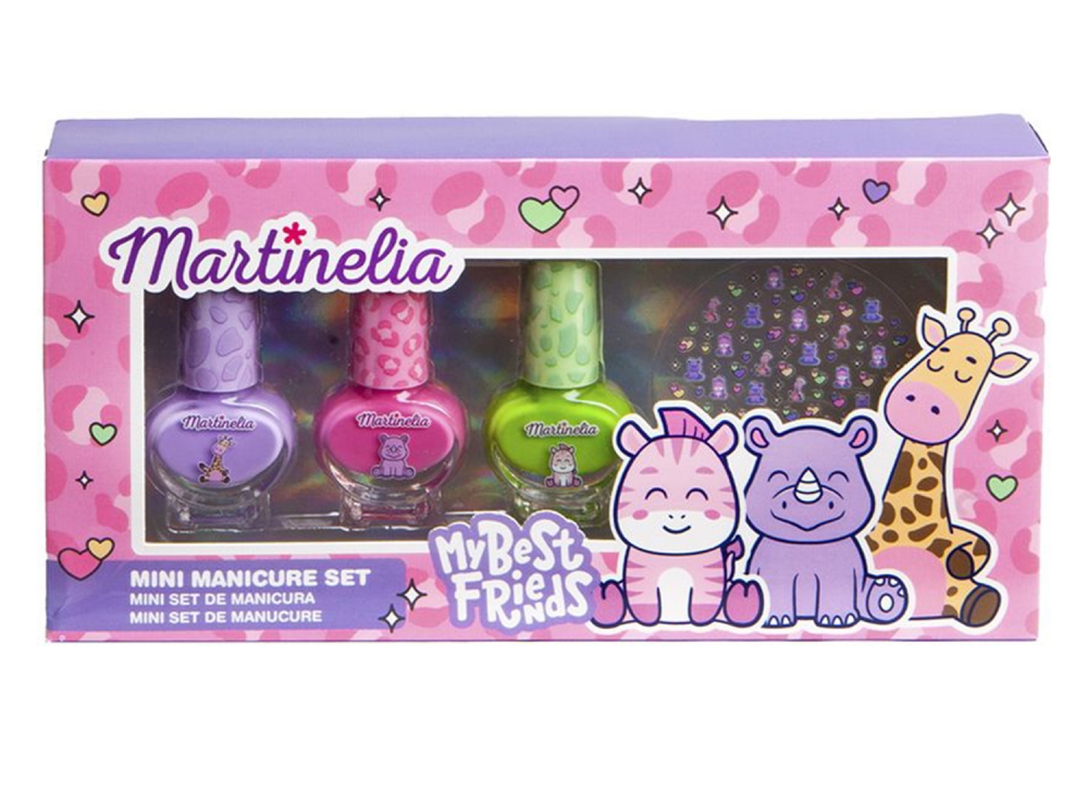 Комплект за маникюр, Martinelia, Моите най-добри приятели, 4 части