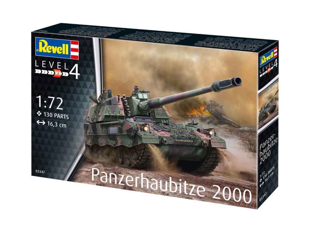Сглобяем модел, Revell, Panzerhaubitze 2000, 130 части