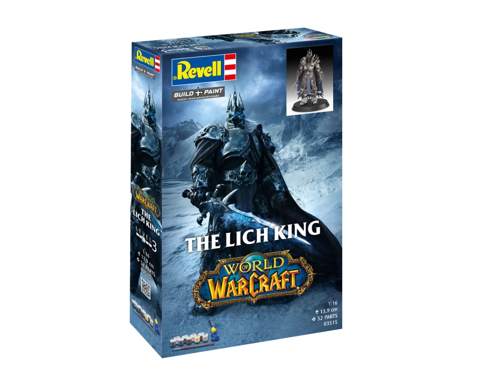 Сглобяем модел, Revell, World of Warcraft, Подаръчен комплект The Lich King, 55 части