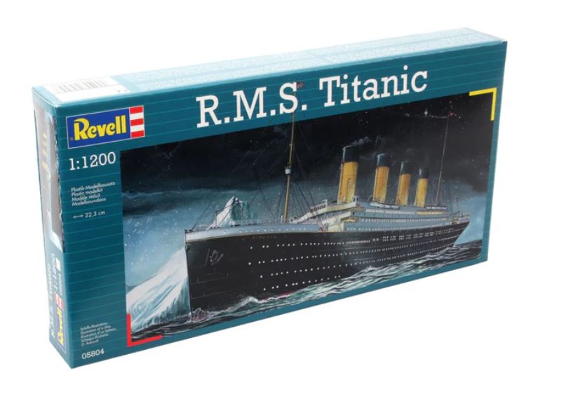 Сглобяем модел, Revell, Стартов комплект кораб R.M.S. Titanic, 40 части