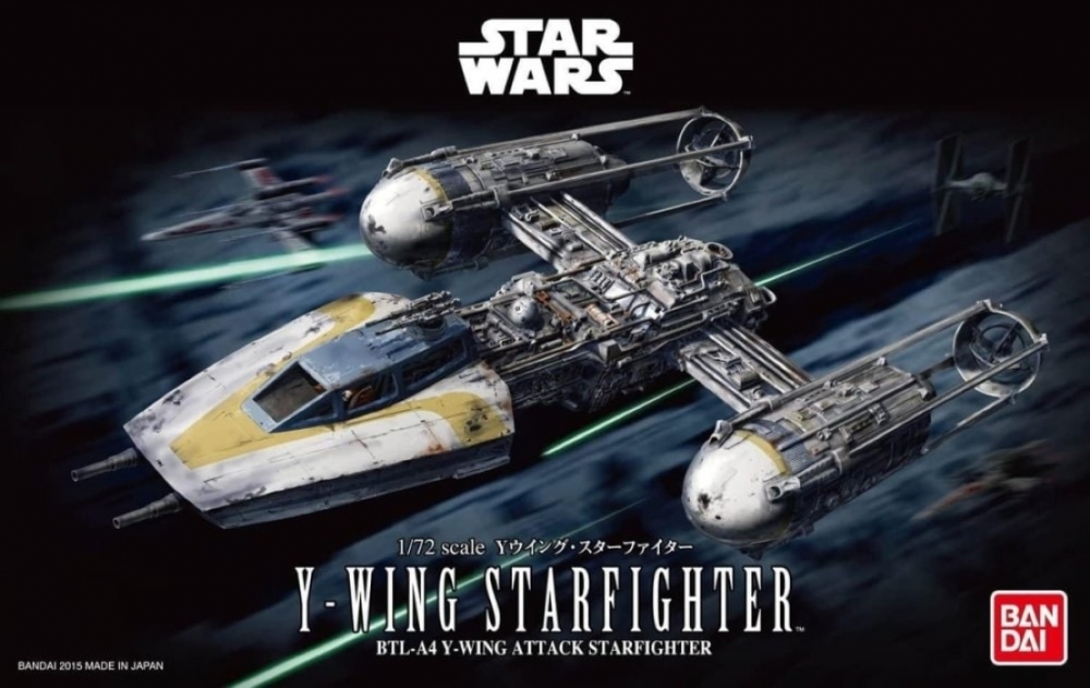 Сглобяем модел, Revell, Star Wars, Y-Wing Starfighter easy-click, 89 части
