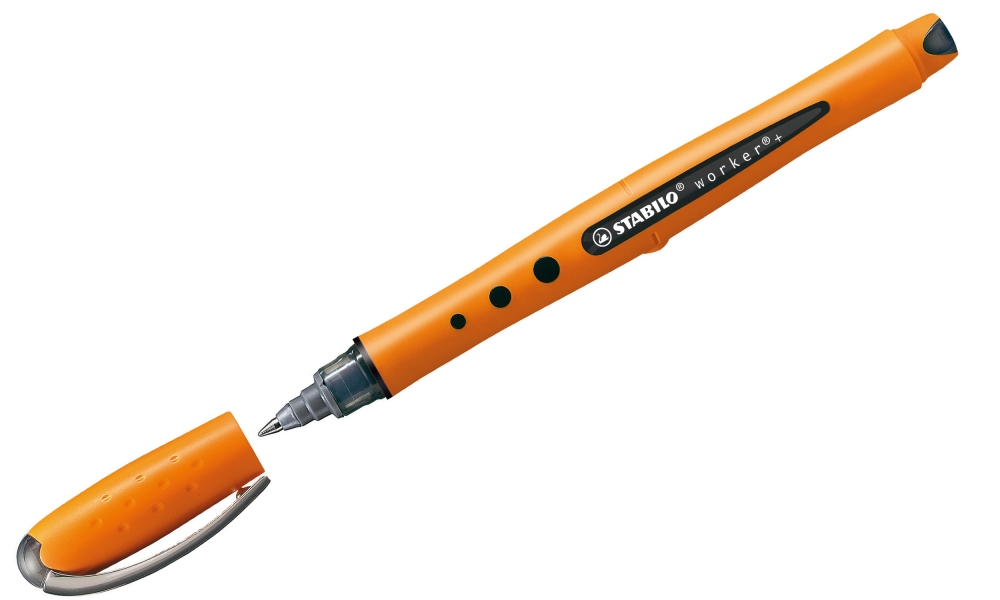 Химикалка, Stabilo, Worker Fine Rollerball, Черен