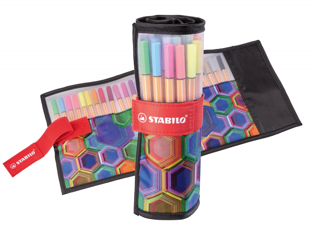 Комплект тънкописци, Stabilo, Point 88 Arty, 25 цвята