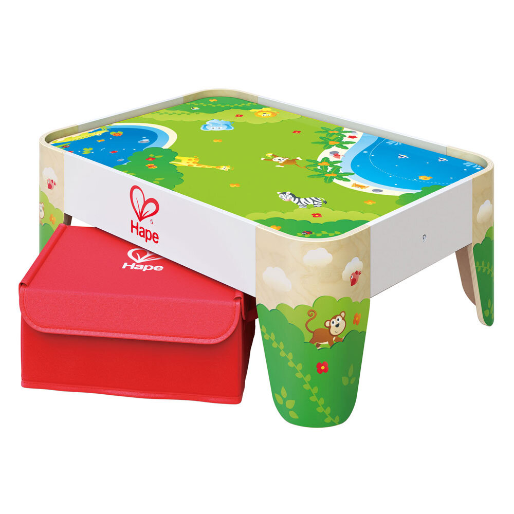 Детска дървена маса за игра, Hape, Железопътен транспорт