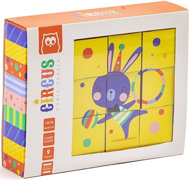Детски кубчета, Eurekakids, Circus, 9 броя