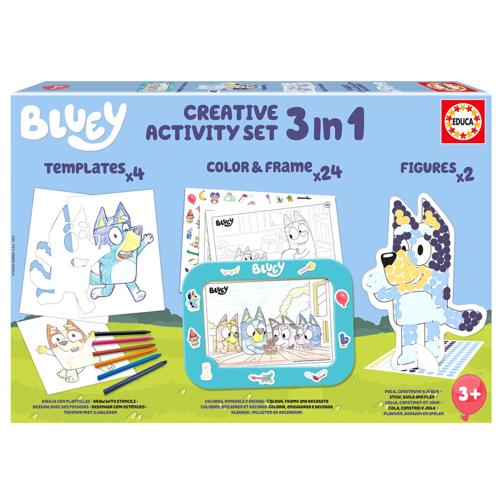 Творчески комплект 3 в 1, Educa, Bluey