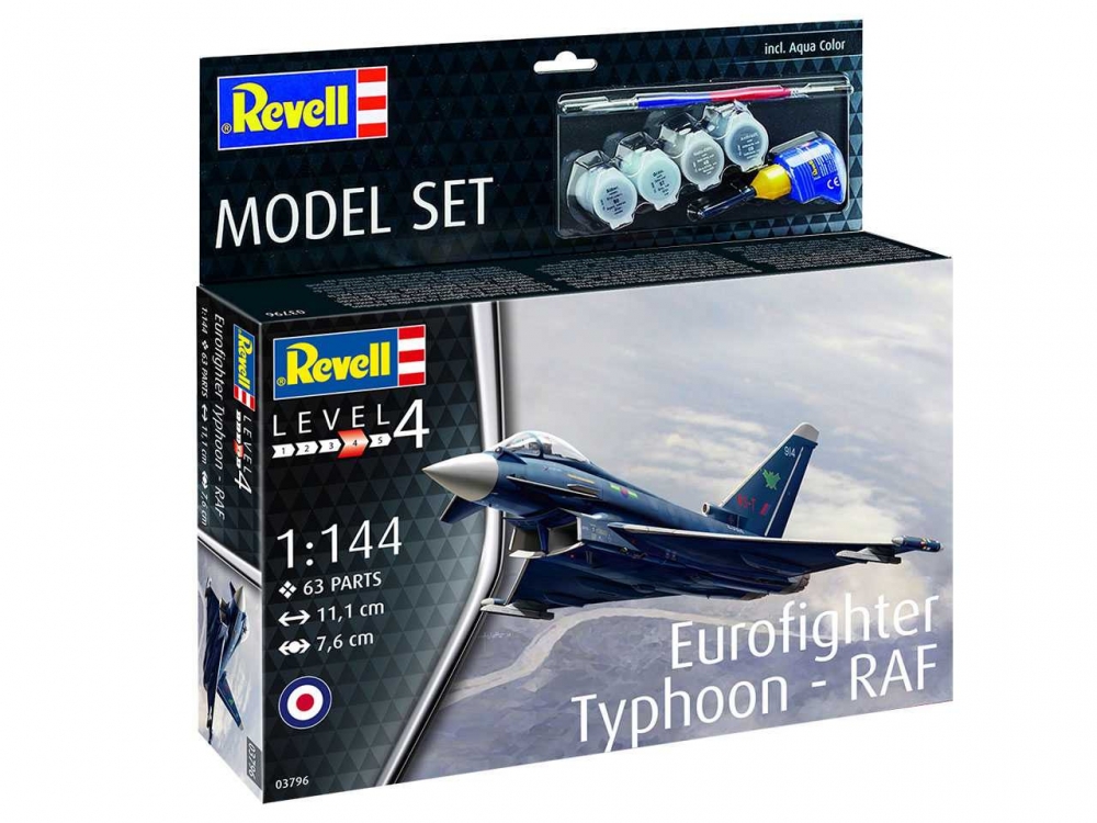 Комплект за сглобяване, Revell, Eurofighter Typhoon RAF, 63 части