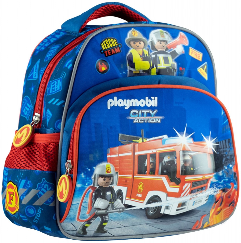 Детска раница, Astra, PL-01, Playmobil, Пожарна