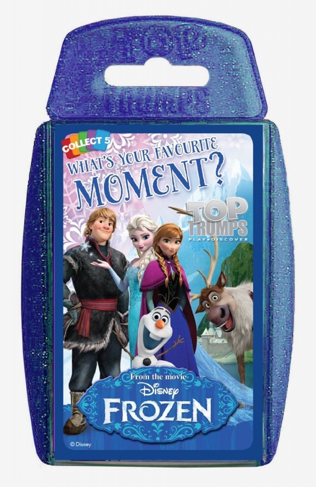 Настолна игра, Winning Moves, Top Trumps, Frozen, Карти за игра Moments