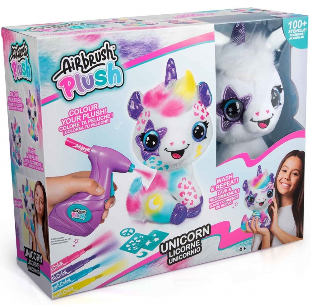 Творчески комплект, Canal Toys, Плюшена играчка за оцветяване, Сладък еднорог