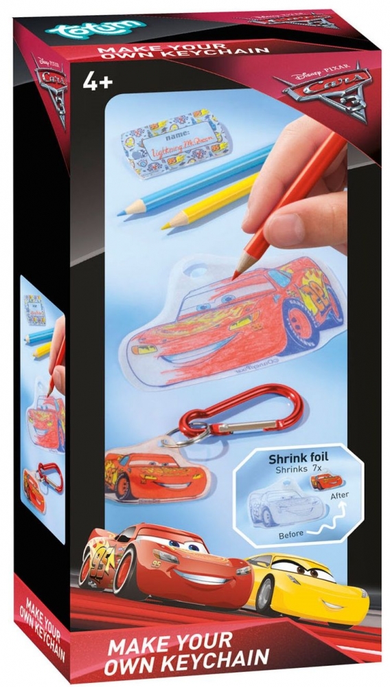 Творчески комплект, Totum, Cars 3, Направи сам ключодържатели