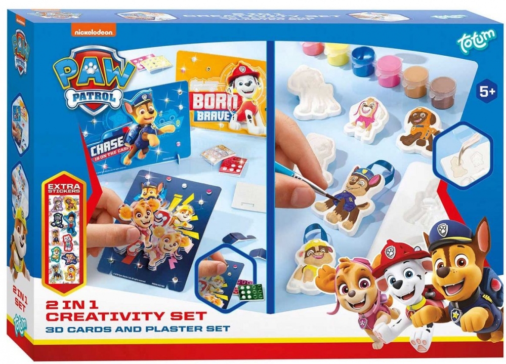 Творчески комплект, Totum, Paw Patrol, Направи сам, 2 в 1