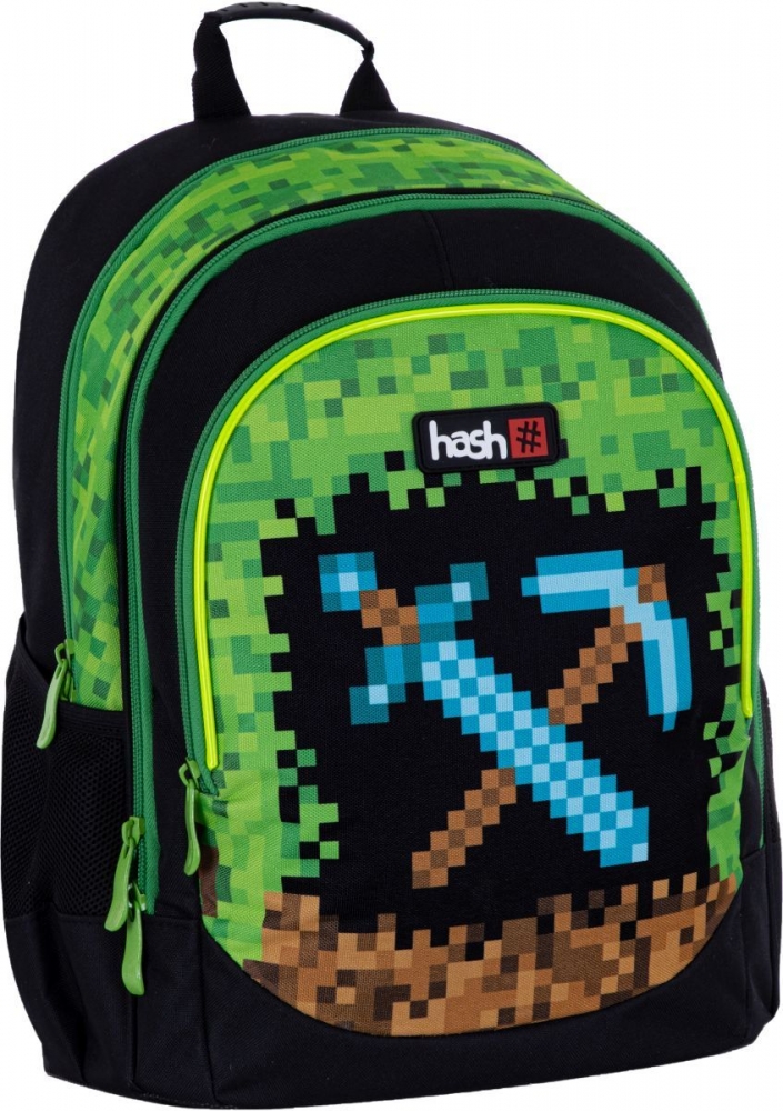 Ученическа раница, Astra, Hash, Pixels, 39 х 28 х 15 см