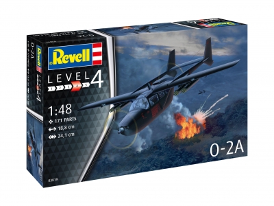 Сглобяем модел, Revell, Американски разузнавателен самолет, O-2A Skymaster, 171 части