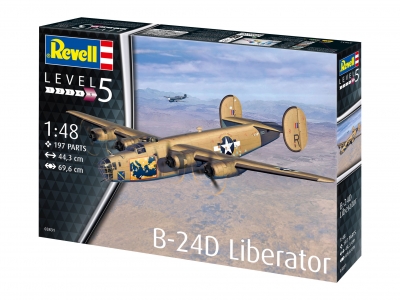 Сглобяем модел, Revell, B-24D Liberator, 197 части