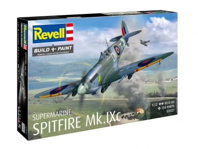 Сглобяем модел, Revell, Изтребител Spitfire Mk.IXc, 154 части