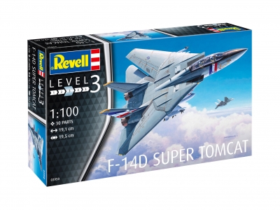 Super Tomcat F14-D - assembled model