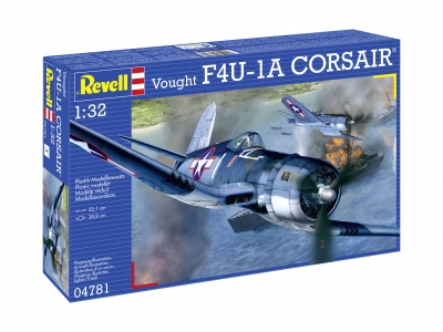 Сглобяем модел, Revell, Изтребител Vought F4U-1A CORSAIR, 68 части