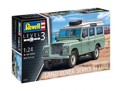 Сглобяем модел, Revell, Автомобил Land Rover Series III LWB, 184 части